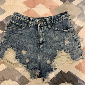 Shein ripped shorts